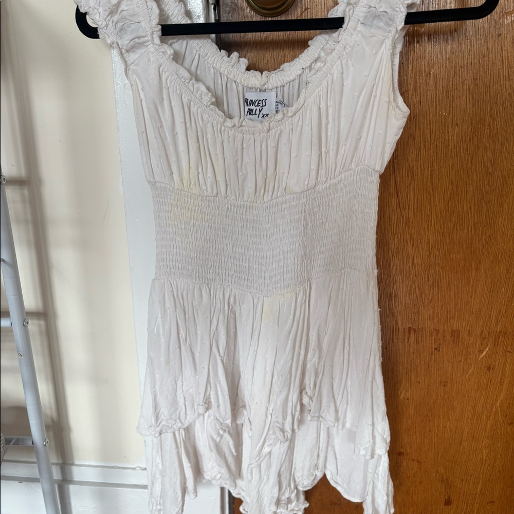 The Love Galore Romper White - Princess Polly